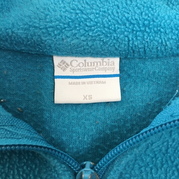 Columbia Blue Zip-Up Jacket Size XS - Picture 6 of 6